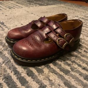 Dr. Martens Brown Leather Mary Janes